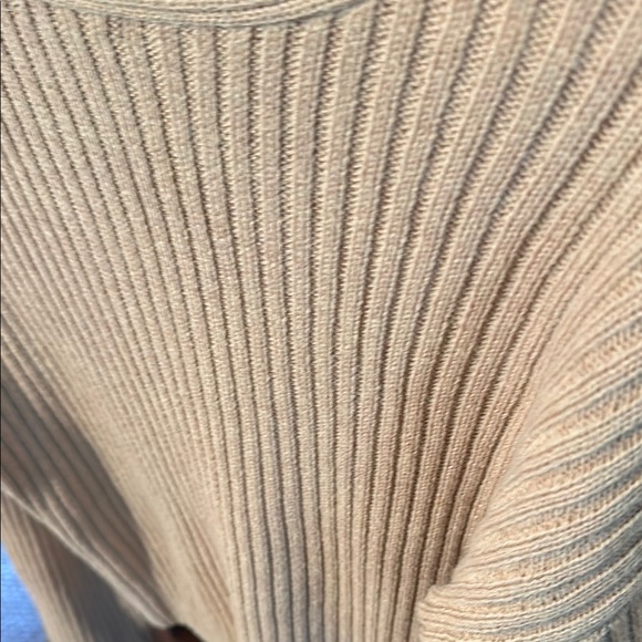 Tan Ribbed Sweater - Picture 3 of 4